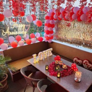 Bluez Terrace Cafe Ahmedabad for birthday celebration